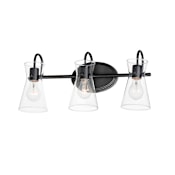 Maxim Ava 3 Light 22" Wide Vanity Light Black