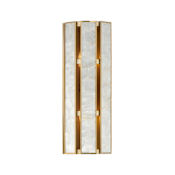 Maxim Miramar 2 Light 19" Tall Wall Sconce Capiz / Natural Aged Brass