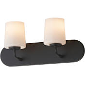 Maxim Durham 2 Light 18" Wide Vanity Light Black