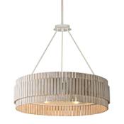 Maxim Satori 31" Wide 6 Light Ring Chandelier Ecru