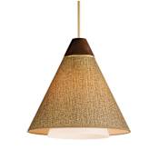 Maxim Sumatra 20" Wide Pendant Natural Aged Brass