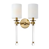 Maxim Lucent 2 Light 21" Tall Wall Sconce Heritage
