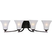 Maxim Aurora 29" Wide Bath Light Oil Rubbed Bronze / Frosted Glass