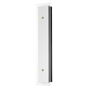 Maxim Spectre 7" Wide LED Bath Bar Black / Natural Aged Brass
