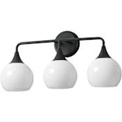 Maxim Neve 3 Light 23" Wide Bath Vanity Light Black