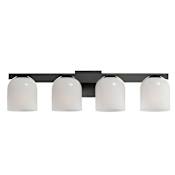 Maxim Scoop 4 Light 30" Wide Vanity Light Black