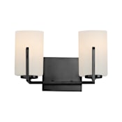 Maxim Dart 2 Light 13" Wide Vanity Light Black