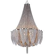 Maxim Chantilly 34" Wide 14 Light Chandelier Polished Nickel