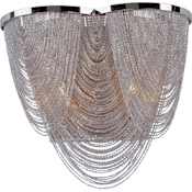 Maxim 2 Light 11" Tall Wall Sconce from the Chantilly Collection Polished Nickel