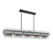 Maxim Loren 4 Light 54" Wide Linear Pendant Gunmetal