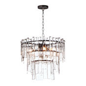 Maxim Warren 9 Light 24" Wide Pendant Dark Bronze