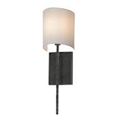 Maxim Martel 20" Tall Wall Sconce Blacksmith / White