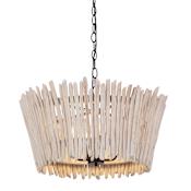 Maxim Baywood 24" Wide 4 Light Drum Chandelier Textured Bronze