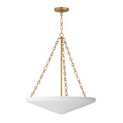 Maxim Artemis 6 Light 24" Wide Pendant Natural Aged Brass