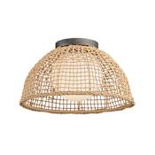 Maxim Cestino 16" Wide Flush Mount Ceiling Fixture Antique Bronze