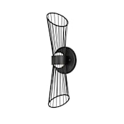 Maxim Zeta 16" Tall LED Wall Sconce Black
