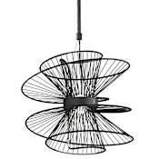 Maxim Zeta 20" Wide LED Pendant Black
