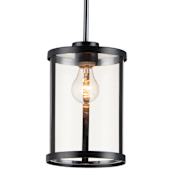 Maxim Sentinel 7" Wide Mini Pendant Black