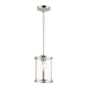 Maxim Sentinel 7" Wide Mini Pendant Satin Nickel