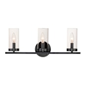 Maxim Sentinel 3 Light 21" Wide Bathroom Vanity Light Black