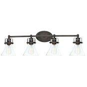 Maxim Seafarer 4 Light 33" Wide LED Vanity Light Oil Rubbed Bronze