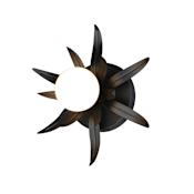 Maxim Paloma 9" Tall Convertible Bathroom Sconce Anthracite