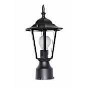 Maxim Builder Cast 1 Light Outdoor Post Light Black