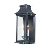 Maxim Vicksburg 2 Light 16" Tall Outdoor Wall Sconce Black