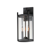 Maxim Belfry 2 Light 16" Tall Wall Sconce Black