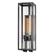 Maxim Catalina 2 Light 26" Tall Wall Sconce Dark Bronze