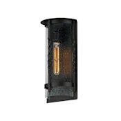 Maxim Foundry 16" Tall Outdoor Wall Sconce Black