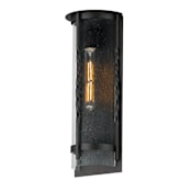 Maxim Foundry 20" Tall Outdoor Wall Sconce Black