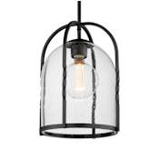 Maxim Foundry 11" Wide Outdoor Cage Pendant Black