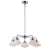 Maxim New School 28" Wide LED Chandelier Satin Nickel