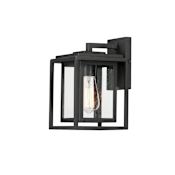 Maxim Cabana 11" Tall Outdoor Wall Sconce Black