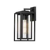 Maxim Cabana 15" Tall Outdoor Wall Sconce Black