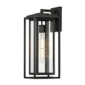 Maxim Cabana 18" Tall Outdoor Wall Sconce Black