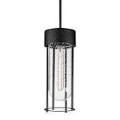 Maxim Millennial 6" Wide Mini Pendant Black