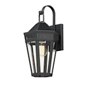 Maxim Oxford 18" Tall Outdoor Wall Sconce Black