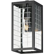 Maxim Magnus 13" Tall Outdoor Wall Sconce Black