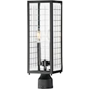 Maxim Magnus 2 Light 20" Tall Post Lantern Black