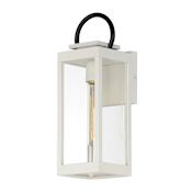 Maxim Nassau Vivex 16" Tall Outdoor Wall Sconce White / Black / Clear