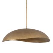 Maxim Denarii 2 Light 25" Wide Pendant Natural Gold