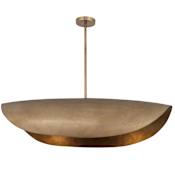 Maxim Denarii 2 Light 43" Wide Pendant Natural Gold