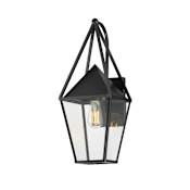 Maxim Bavaria 21" Tall Outdoor Wall Sconce Black