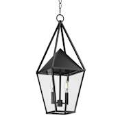 Maxim Bavaria 2 Light 9" Wide Outdoor Pendant Black