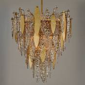 Maxim Majestic 24" Wide 12 Light Chandelier Gold Leaf