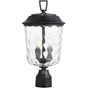 Maxim Prescott 2 Light 18" Tall Post Light Dark Bronze