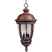Maxim Knob Hill 27" Tall 3 Light Outdoor Lantern Pendant Sienna