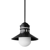 Maxim Admiralty 12" Wide Semi-flush Outdoor Ceiling Fixture Black